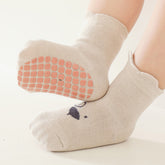 Baby Socks Soft and Anti-Slip Infant Socks (Khaki)